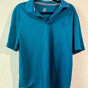 Beverly Hills Polo Club - Teal Polo Shirt (Large)